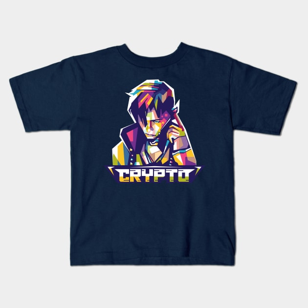 Apex Legends Crypto Geometric art Kids T-Shirt by AwHM17